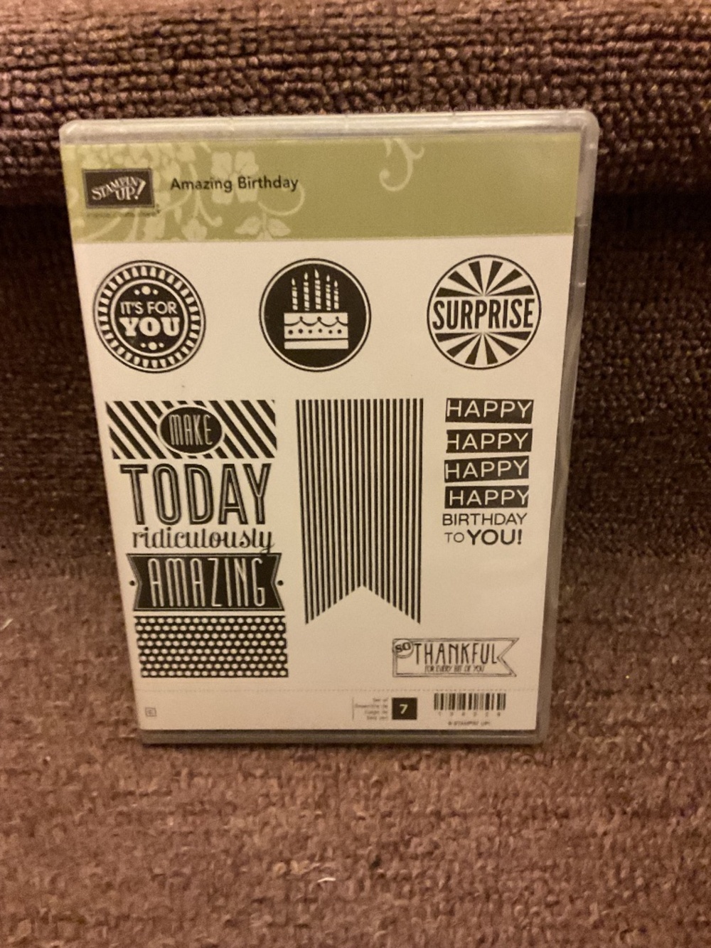 Stampin’ Up Amazing Birthday Stamp Set